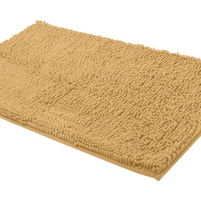 Rectangle Microfiber Bathroom Rug, 24×39 inch, Marzipan