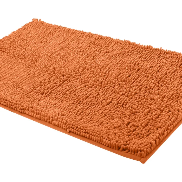 Rectangle Microfiber Bathroom Rug, 24×39 inch, Orange