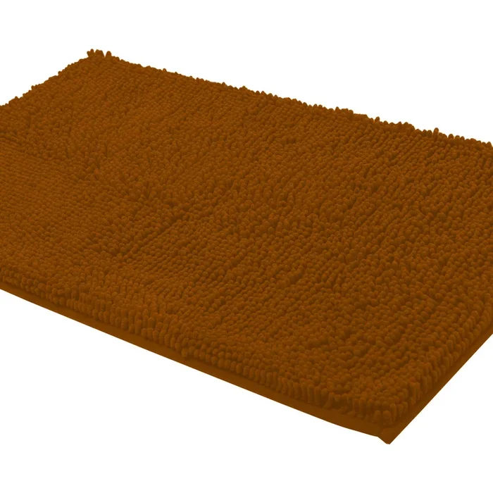 Rectangle Microfiber Bathroom Rug, 24×39 inch, Pumpkin
