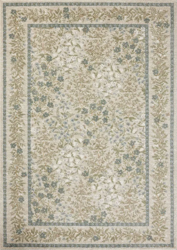 Rifle Paper Co. x Loloi Laurel LAU-03 Cream Transitional Power Loomed Rug