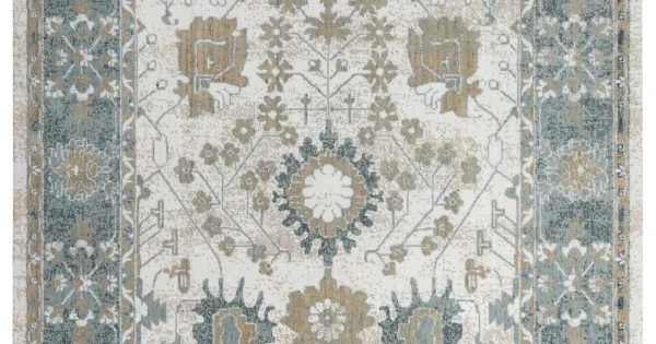 Rizzy Home Elite ELT832 Ivory Area Rug 8 ft. X 10 ft. Rectangle