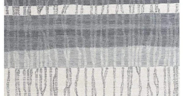 Rizzy Home Taylor TAY890 Gray Area Rug 7 ft. 9 in. X 9 ft. 9 in. Rectangle