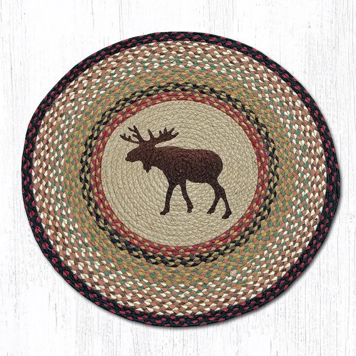 RP-019 Moose Round Rug