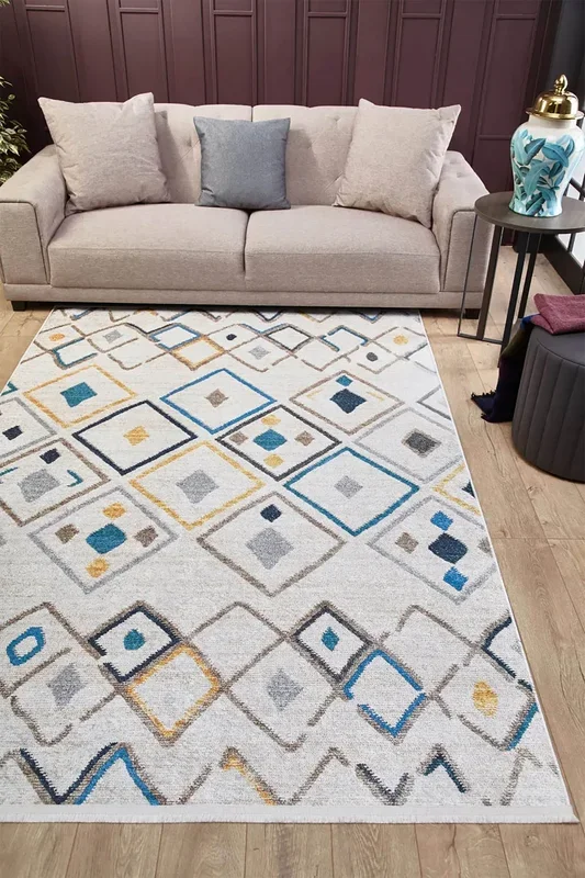 Ruby Moroccan Kilim Geometric Rug