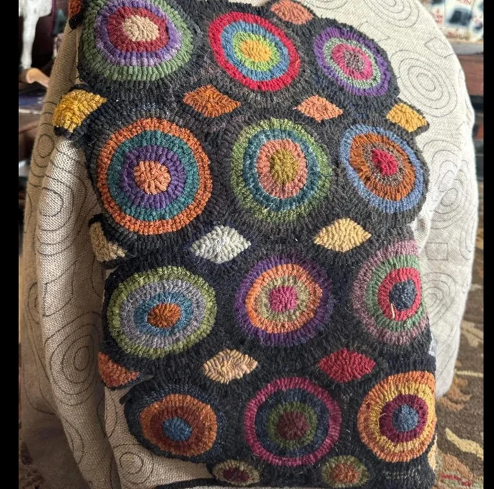 Rug Hooking Versions of the Big Penny Rug