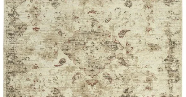 Rugs Town Euphoria Beige 006101 9 ft. X 12 ft. Rectangle Rug