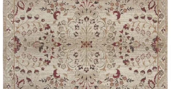 Rugs Town Euphoria Red 006109 8 ft. X 10 ft. Rectangle Rug