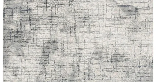 Rugs Town Glamour Grey GM1004 7 ft. 10 in. X 9 ft. 10 in. Rectangle Rug