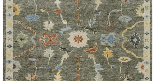 Rugs Town Muse Grey 019101 6 ft. X 9 ft. Rectangle Rug
