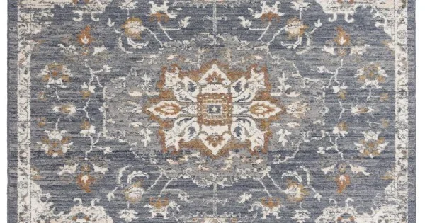 Rugs Town Sage Blue 118105 10 ft. X 13 ft. Rectangle Rug