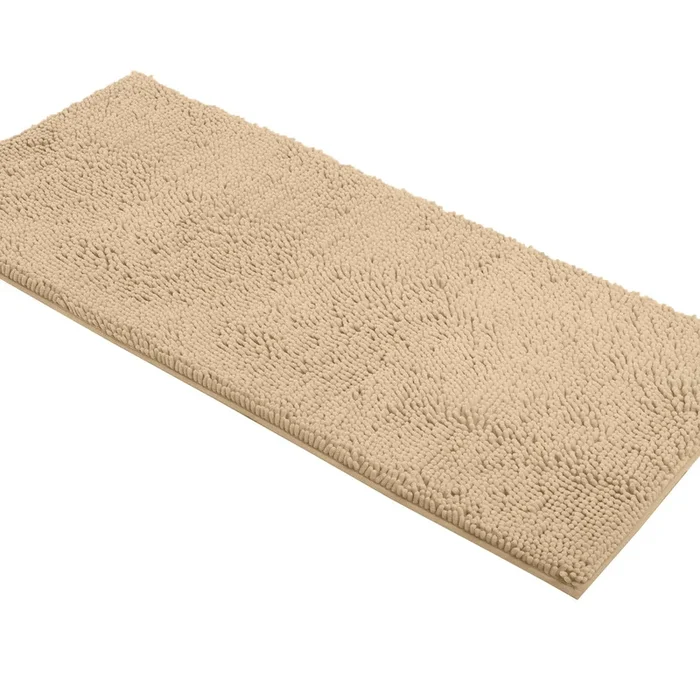 Runner Microfiber Bathroom Rug, 21×59 inch, Birch