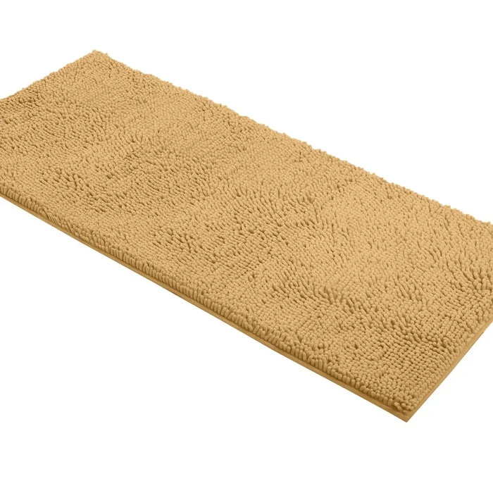 Runner Microfiber Bathroom Rug, 21×59 inch, Marzipan