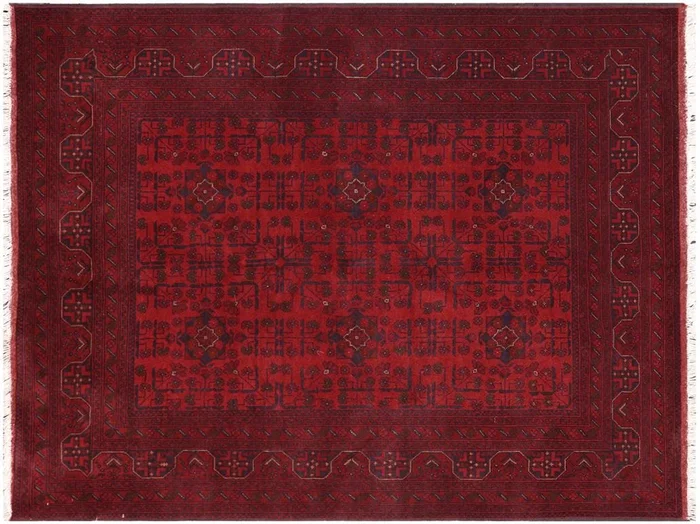 Rustic Biljik Khal Mohammadi Audrea Wool Rug – 5’1” x 6’6”