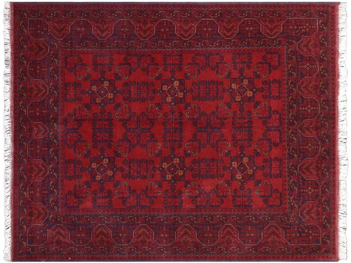 Rustic Biljik Khal Mohammadi Katina Wool Rug – 4’11” x 6’5”