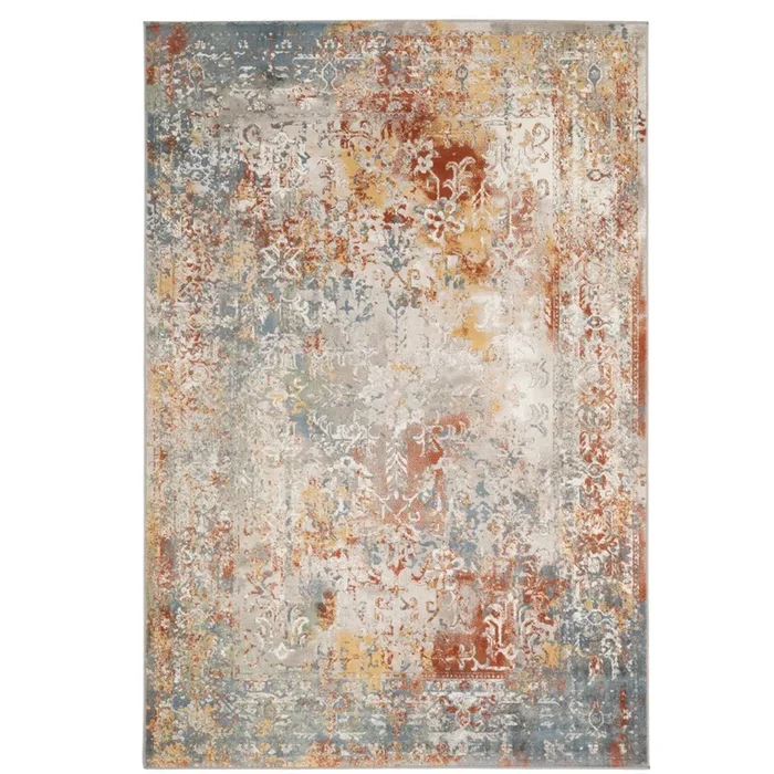 Rustic Colourful Boho Area Rug – Aiyana