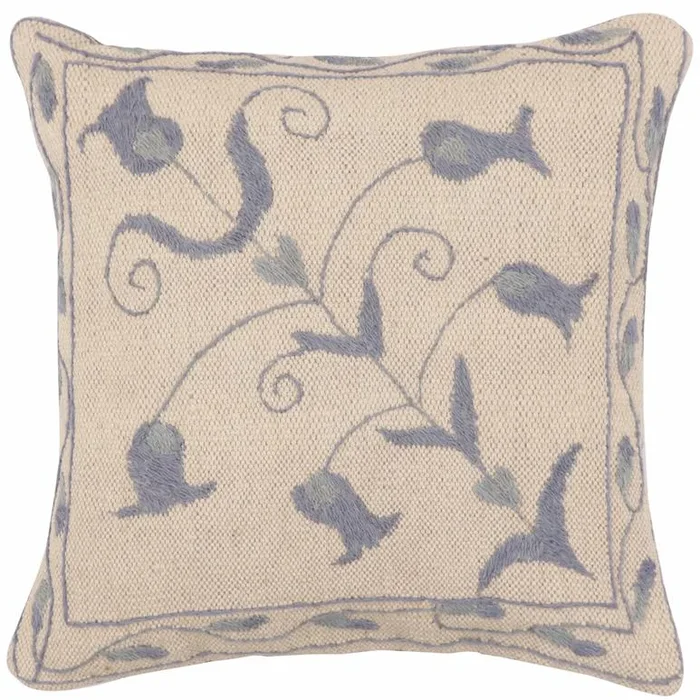 Rustic Dunlap Suzani Kilim Handmade Pillow