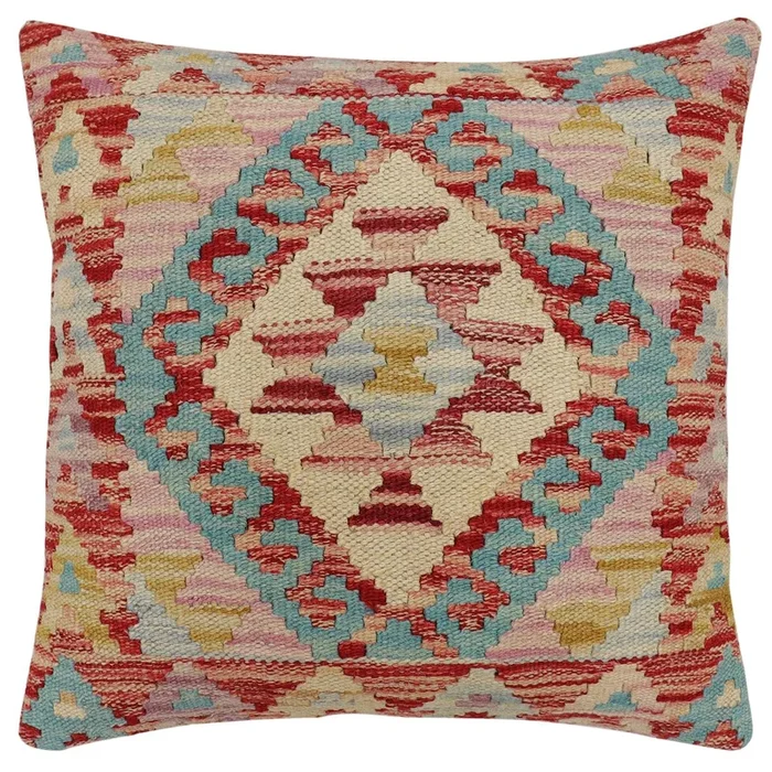 Rustic Russell Turkish Hand-Woven Kilim Pillow