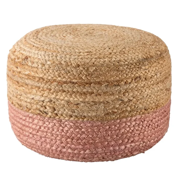 Saba SAA12 Pink/Beige Pouf