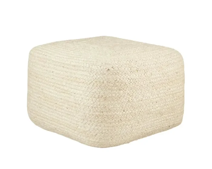 Saba SAA22 Ivory Pouf