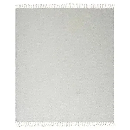 Sadie 80305LTG Light Grey Throw Blanket