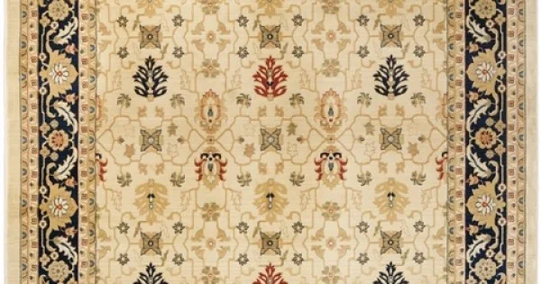 Safavieh Austin AUS1620 Cream / Navy 8′ X 11′ Rectangle Area Rug