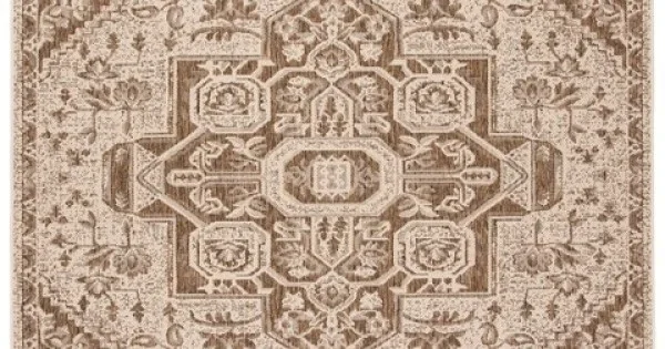Safavieh Beach House BHS138 Beige / Cream 6′-7″ X 6′-7″ Square Area Rug