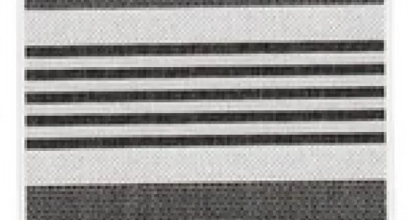 Safavieh Beach House BHS222 Light Grey / Charcoal 2′-2″ X 8′ Runner Area Rug