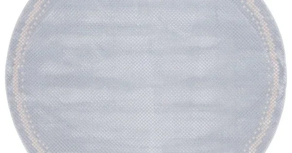 Safavieh Continental Blue / Beige CON118 6 ft. 7 in. X 6 ft. 7 in. Round Rug