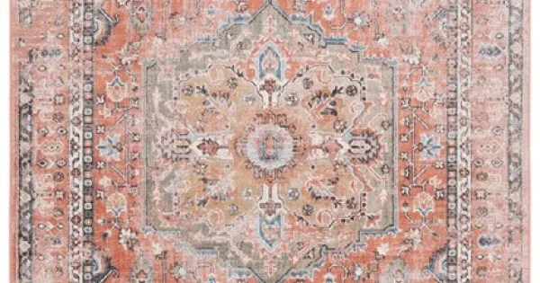 Safavieh Cornelia Rust CRN208 5 ft. 3 in. X 7 ft. 6 in. Rectangle Rug