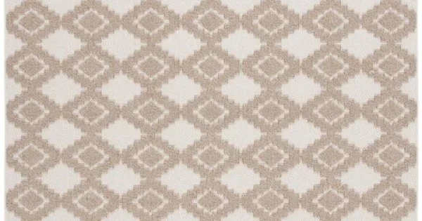 Safavieh Global Beige / Brown GLB208 6 ft. 7 in. X 6 ft. 7 in. Square Rug