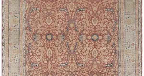 Safavieh Haj Jalili Rust / Gold HJ1317 4 ft. X 6 ft. Rectangle Rug
