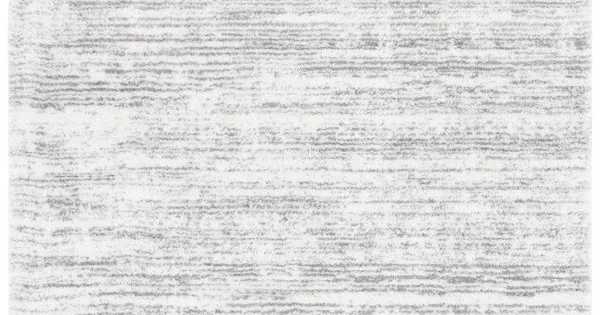 Safavieh Jasmine Shag Ivory / Grey JSM100 6 ft. 7 in. X 6 ft. 7 in. Square Rug