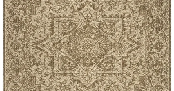 Safavieh Linden Cream / Beige LND139 8 ft. X 8 ft. Square Rug