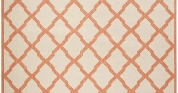 Safavieh Linden Creme / Brown LND122 9 ft. X 12 ft. Rectangle Rug