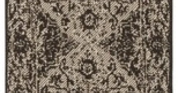 Safavieh Linden Creme / Brown LND139 2 ft. 2 in. X 10 ft. Runner Rug