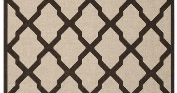 Safavieh Linden Natural / Brown LND122 8 ft. X 10 ft. Rectangle Rug