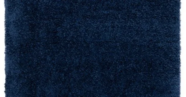 Safavieh Lindsay Shag Navy LNS560 5 ft. 3 in. X 7 ft. 6 in. Rectangle Rug
