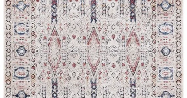 Safavieh Luna Beige / Blue Rust LUN101 8 ft. X 10 ft. Rectangle Rug
