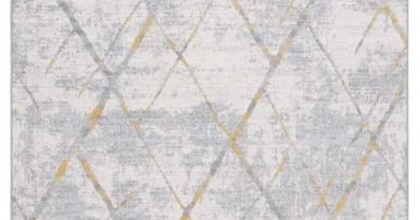 Safavieh Odyssey Grey / Gold ODY810 9 ft. X 12 ft. Rectangle Rug