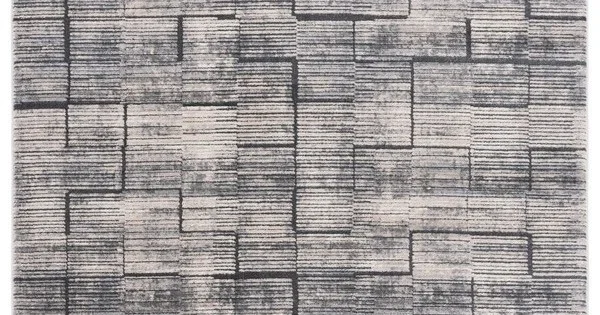Safavieh Whisper Grey / Light Beige WHS822 6 ft. 7 in. X 6 ft. 7 in. Round Rug