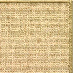 Sand Sisal Rug with Serged Border (Color 10816)