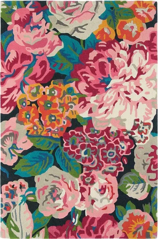 Sanderson Rose & Peony Cerise 45005 Rug