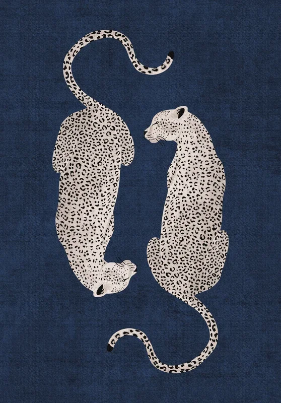 Sandy Chic Leopard Pattern Rug