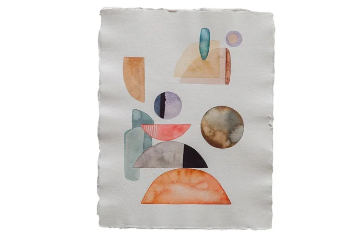 Sarah Martinez Shape Shift No. 21 Original Watercolor Painting