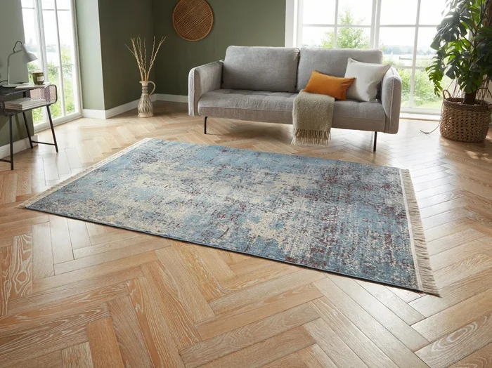 Sarobi 105142 Robina Blue Cream Rug