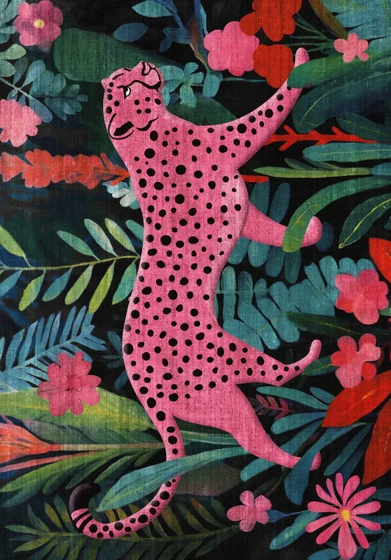 SAV Botanical Cheetah Rug