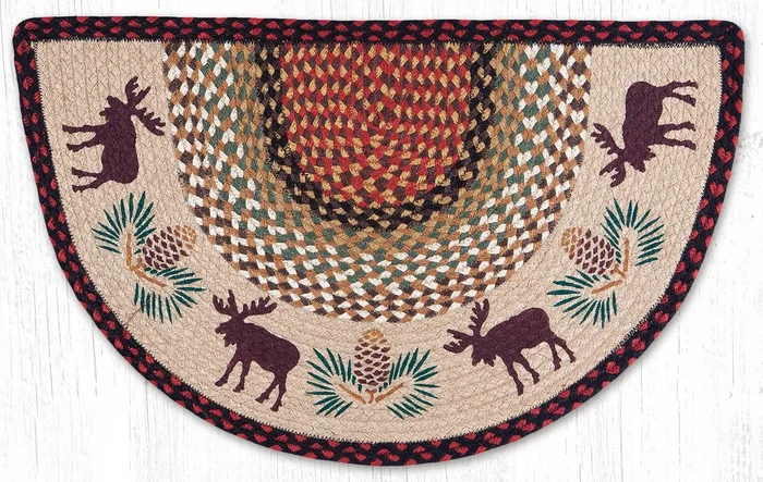 SCP-019 Moose Pinecone Slice Rug