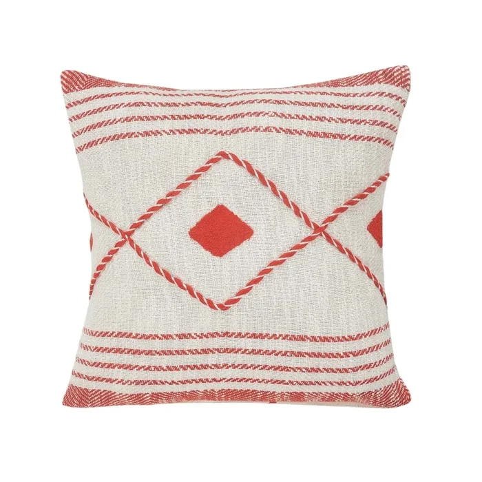 Seashore Lr07583 Red/White Pillow