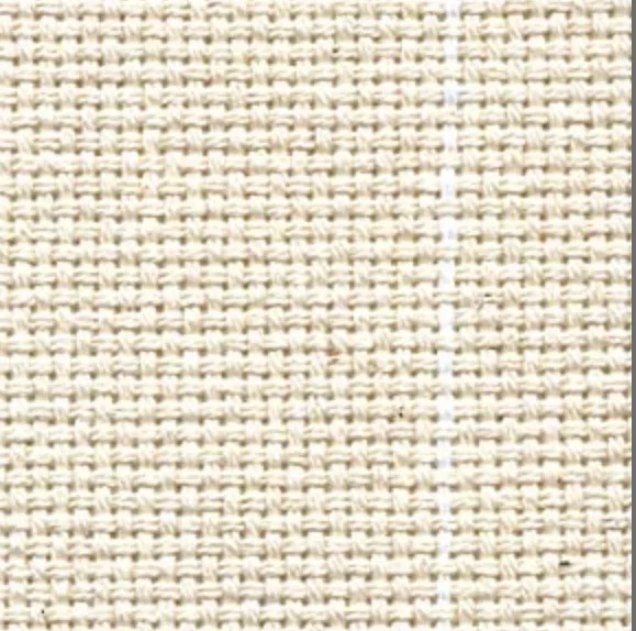 Serged Monks cloth blanks 11×11 with drawn square or circle
