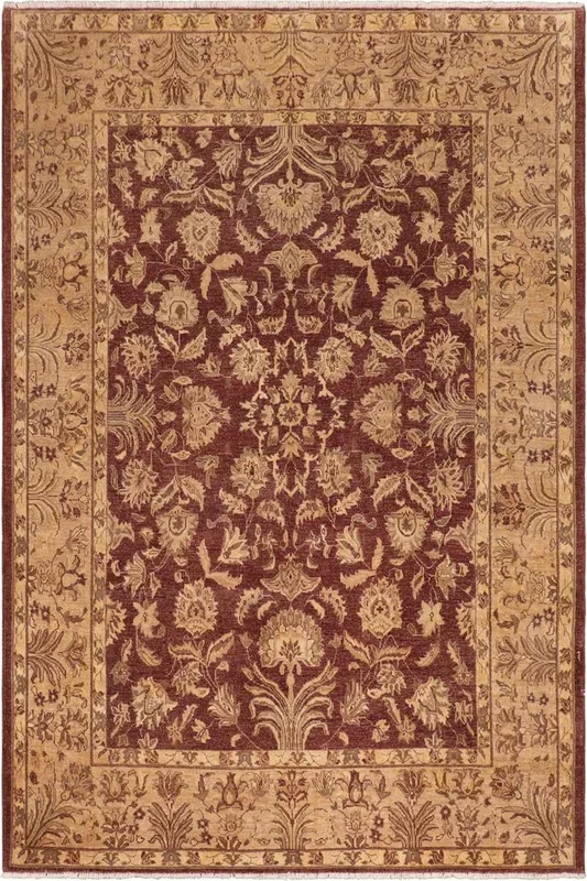 Shabby Chic Ziegler Milagros Brown/Tan Wool Rug – 8’2” x 9’9”